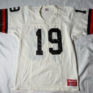 Vintage Rawlings Cleveland browns 19 bernie cosar jersey nfl football size M